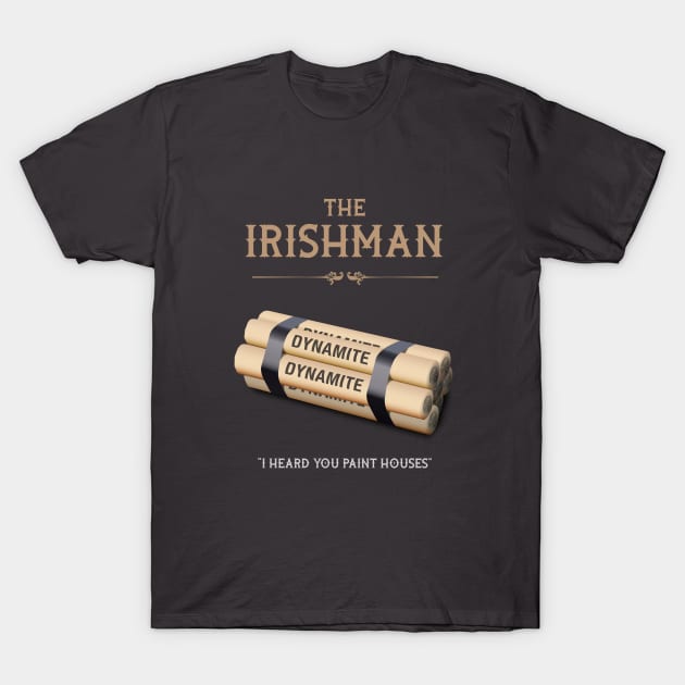 The Irishman - Alternative Movie Poster T-Shirt by MoviePosterBoy